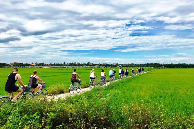 3 Hours Hoi An Countryside Bicycle Tour - A war memorial and one of Hoi An’s pagodas