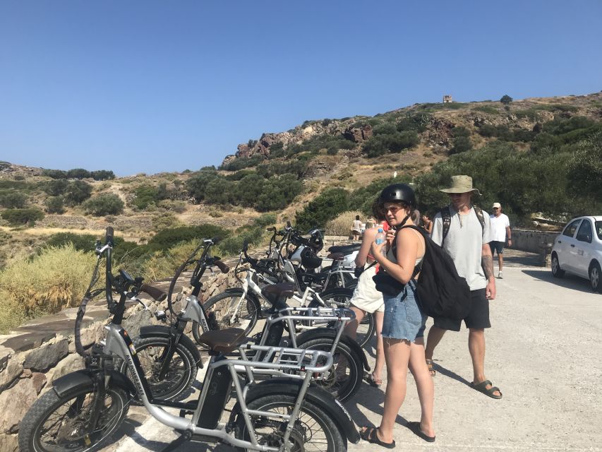 Adamas: Milos Highlights Tour on an Electric Bike - Plaka, where the route earns its uphill effort