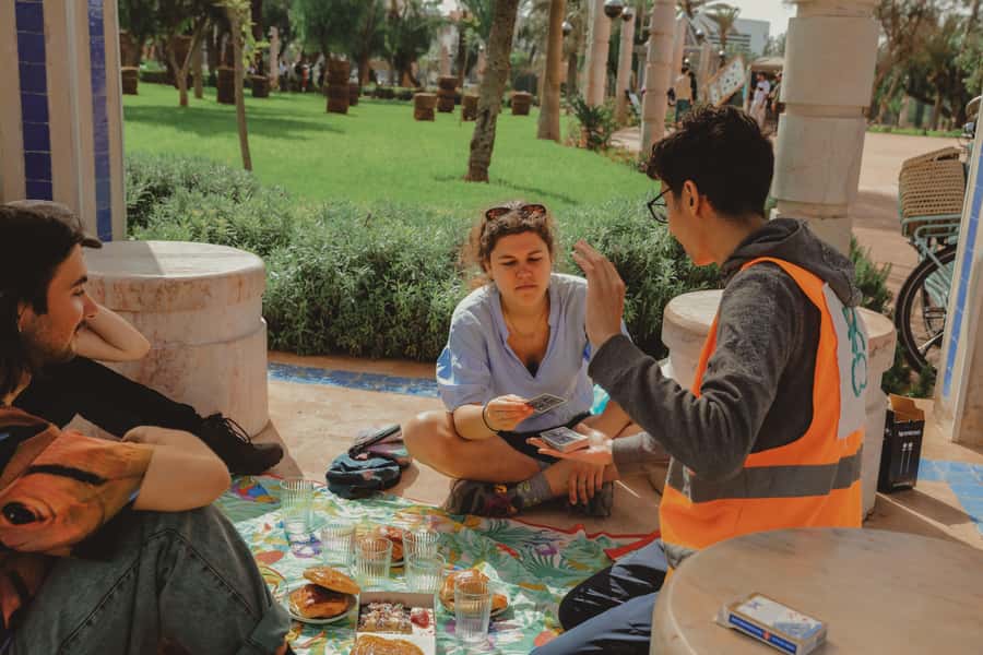 Agadir: Unleash Your Adventure with Electric Bicycles! - Moroccan tea in a small café