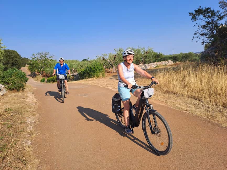 Alberobello: e-bike tour and orecchiette class - Why the e-bike makes sense in the Itria Valley