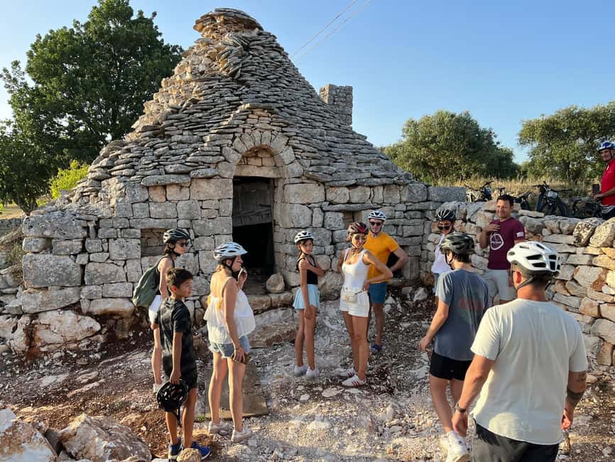 Alberobello: Guided e-bike tour + mill & donkey farm - Inside the Pasqua family flour mill