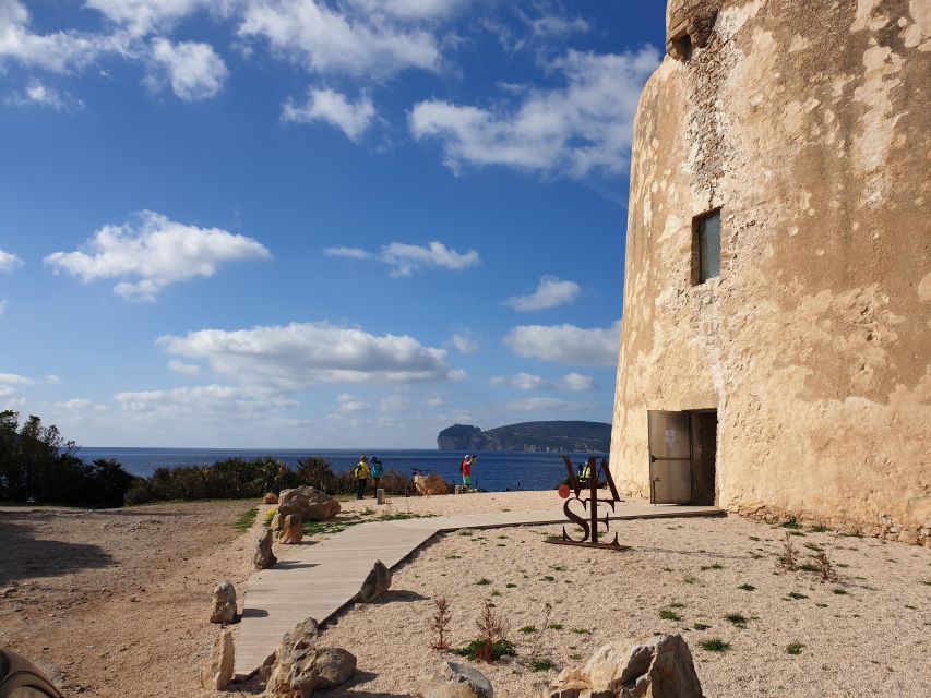 Alghero: E-bike tour inside the Natural Park of Porto Conte - Punta Giglio combines sea views with wartime remains