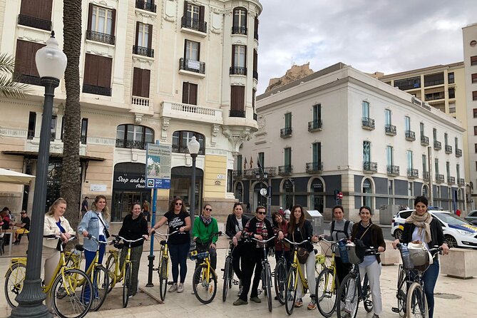 Alicante City & Beach Bike Tour - Along the marina and across the Volvo Ocean Race platform