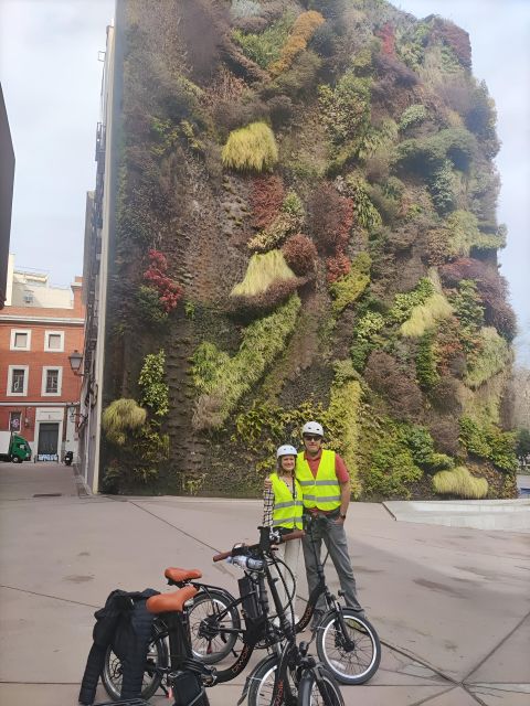 All Madrid: Private Electric Bike Tour around the city - CaixaForum’s vertical garden and the Prado area