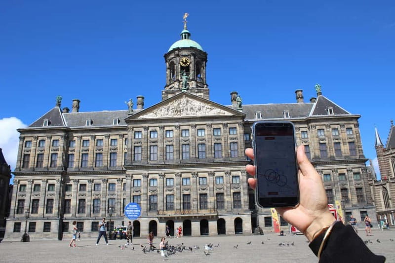 Amsterdam:: Bike Rental with Free Self-Guided Tour - Following the GPS route through Amsterdam