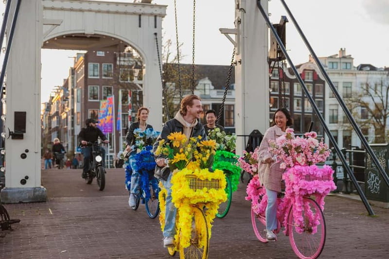 Amsterdam: City Centre, Guided Bike Tour on Flower Bikes - Jordaan, canals, and the Anne Frank House