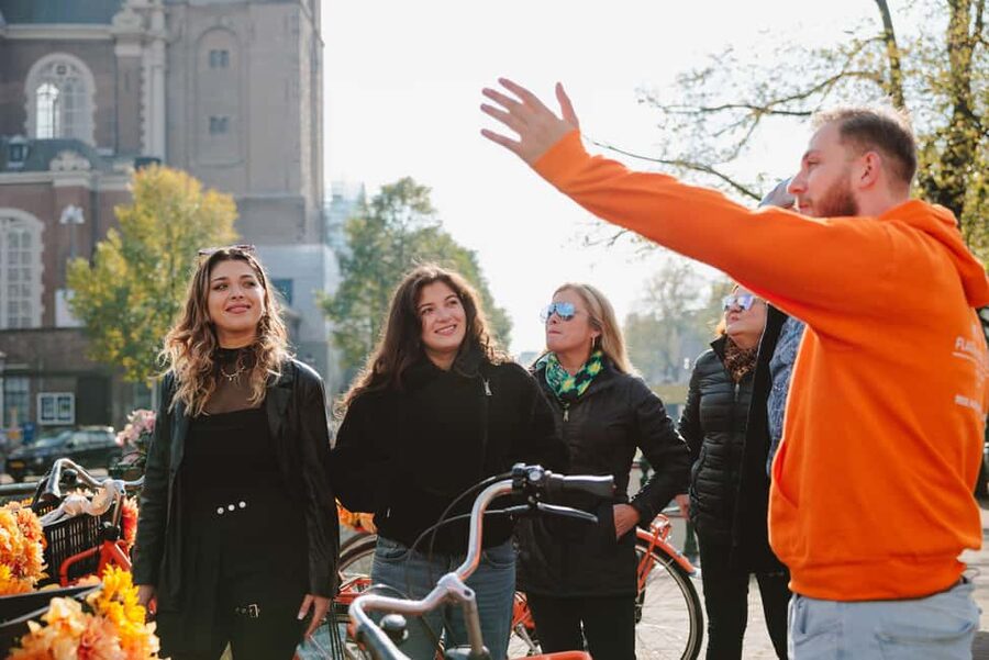 Amsterdam: Top Highlights Guided Bike Tour - Meeting near Central Station and getting comfortable