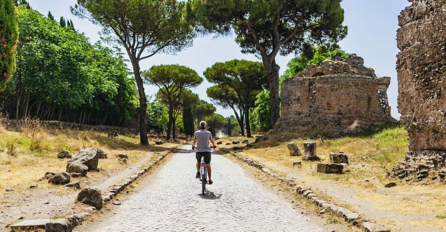 Appia Antica: Full Day Bike Rental with Customizable Routes - Domine Quo Vadis and the first Roman sights