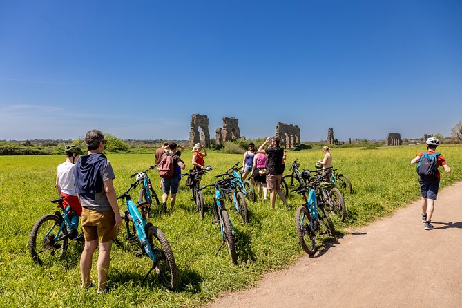 Appian Way & Aqueducts small group e-bike tour(catacombs & food) - The aqueducts at Parco degli Acquedotti