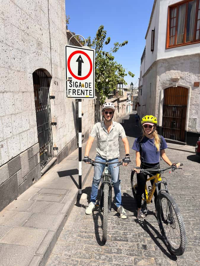 AREQUIPA BIKING CITY TOUR - Bikes, safety, and the actual physical demand