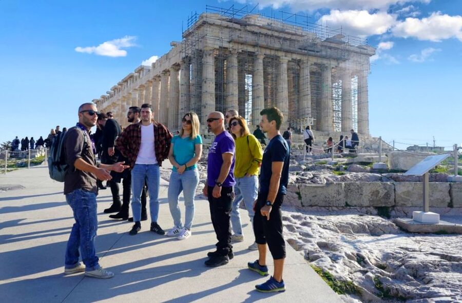 Athens: Acropolis & Parthenon Tour+ E-Bike Tour Option - The Acropolis walk starts with theater and ritual