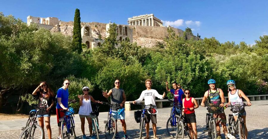 Athens: City Bike tour with Acropolis Visit Option - Duration, bicycles, and the optional Acropolis visit
