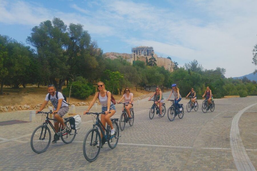 Athens: City Electric Bike Tour with Acropolis Visit Option - Starting near the Acropolis Metro Station