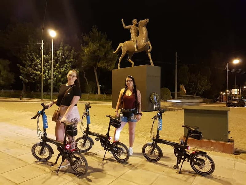 Athens: Discover the City Electric Bike Night Tour - Areopagus Hill gives you the big city view