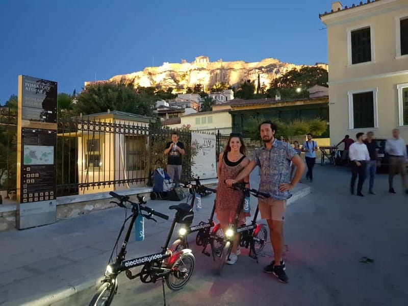 Athens: Discover the City Electric Bike Night Tour - Roman Agora, Monastiraki, and Psyrri