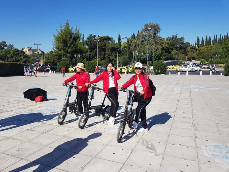 Athens: Discover the City Electric Bike Tour - Olympian Zeus and the Acropolis area