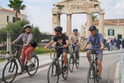 Athens Scenic Electric Bike Tour with optional Acropolis visit