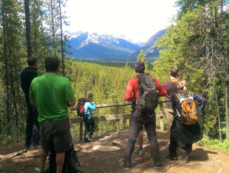Banff: Bow River E-Bike Tour and Sundance Canyon Hike - Riding back to Banff