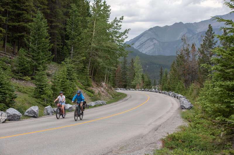 Banff: Mountain Lakeside Guided E-Bike Tour - Getting fitted at the Banff Train Station