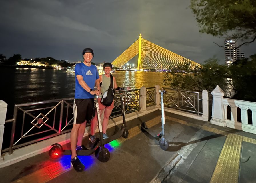 Bangkok By Night by Electric Scooter &/or Bike - Wat Suthat, the Giant Swing, and temple lights