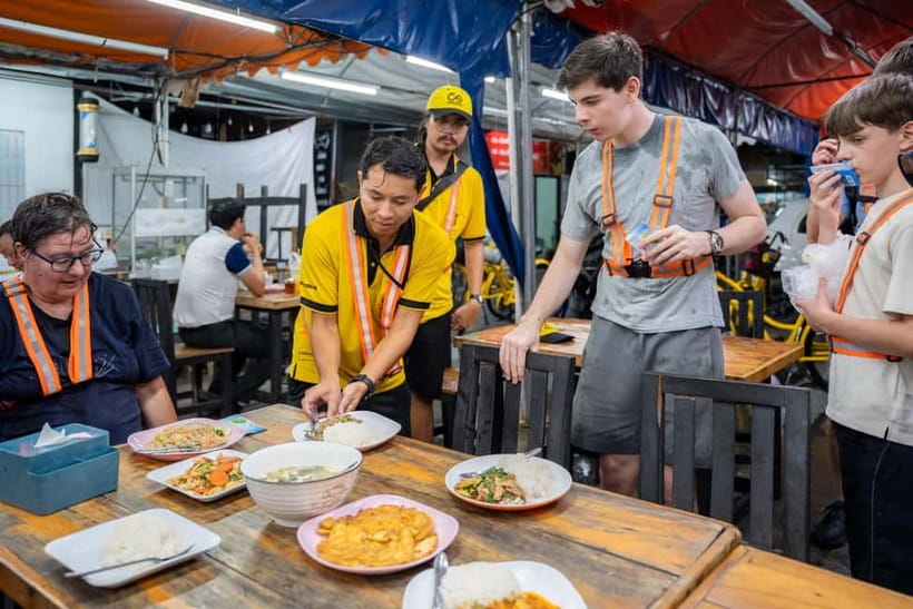 Bangkok by Night Cycling Tour with Street-food Meal - Starting at River City Shopping Center