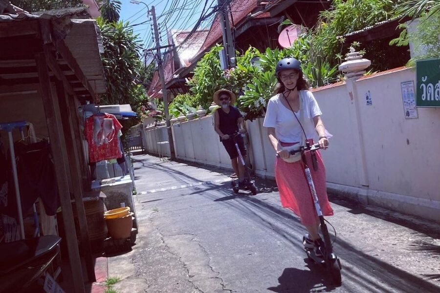 Bangkok : Old City Guided E-Scooter &/or Bike Tour - Phra Sumen Fort and the riverside route