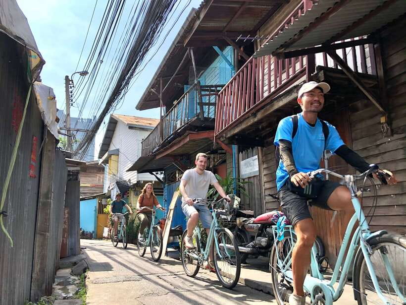 Bangkok: Temples, Canals & Local Life Bike Tour - Starting at Candbike Bangkok Tours near BTS Pho Nimit