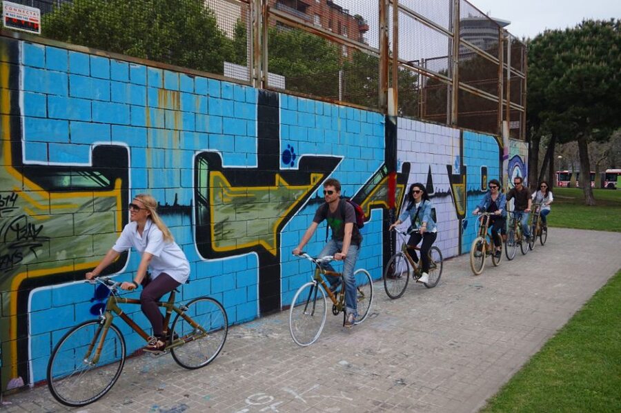 Barcelona: 3.5-Hour Street Art Tour by Bamboo Bike - How much value do you get for $94?