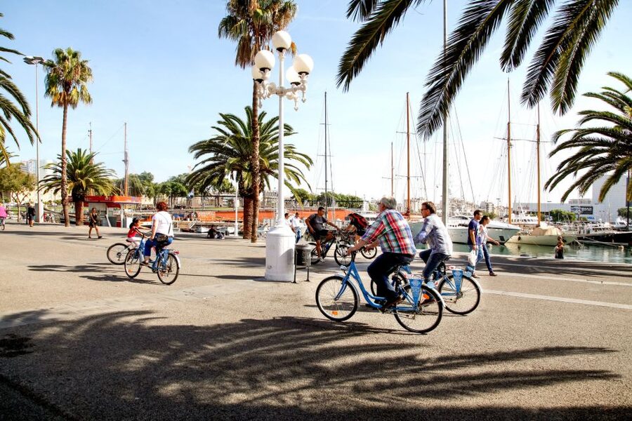Barcelona Historical 3-Hour Bike Tour - The Palace of Catalan Music and the return route