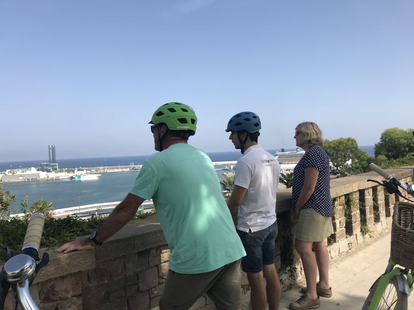 Barcelona: Montjuic Hill E-Bike Tour - Port Vell and the Columbus Monument