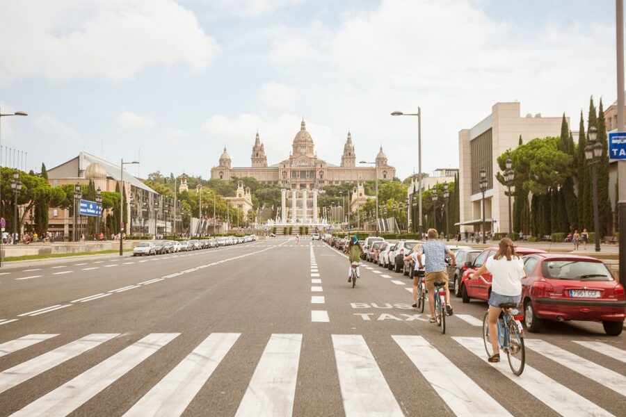 Barcelona Montjuic Three-Hour Bike Tour - The Olympic Ring and Barcelona’s modern face