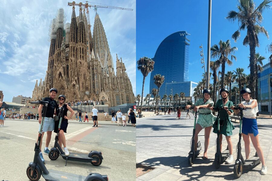 Barcelona: Sagrada Familia Electric Scooter or Bike Tour - Casa Batlló and Barcelona’s modernist avenue