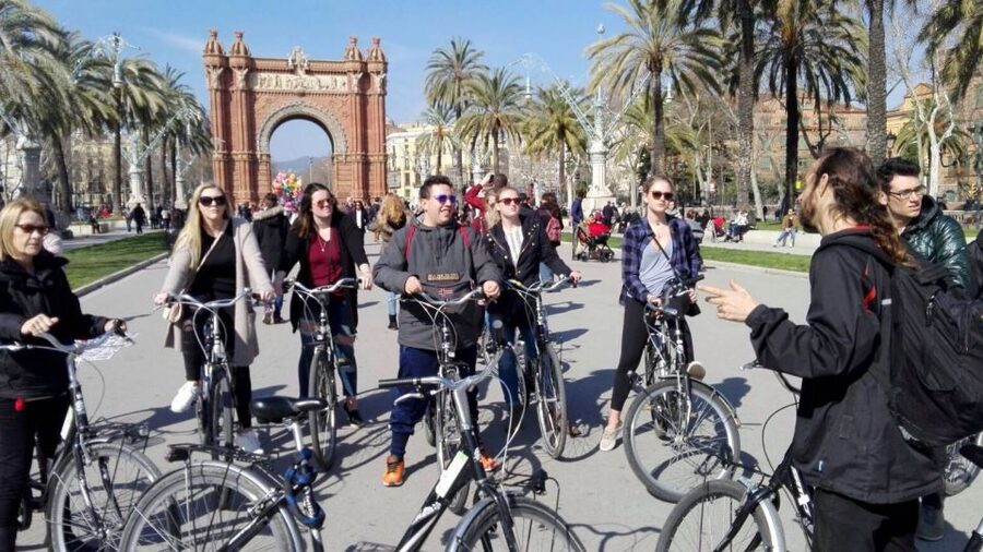 Barcelona: Small Group or Private Bike Tour - The Gothic Quarter, where Barcelona gets small and winding