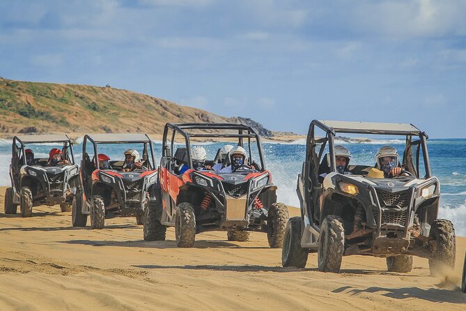 Beach UTV and Sky Bike Combo in Cabo - Sky Bikes above the desert