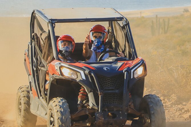 Beach UTV and Sky Bike Combo in Cabo - From hotel pickup to Cactus Park