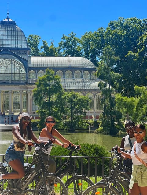 Best of Madrid: 3-Hour Guided Bike Tour in Small Groups - Cibeles, Atocha, and CaixaForum show modern Madrid