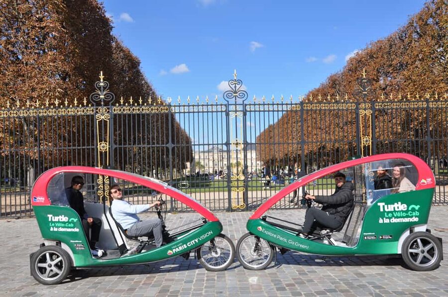 Best of Paris Private Rickshaw bike Tour with guide - The final central sights: Vendôme, Garnier, and Montmartre