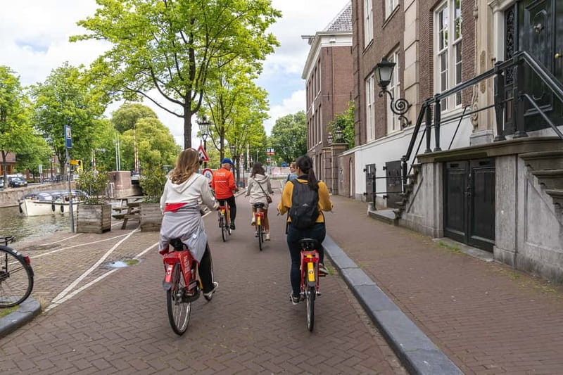 Big Bike tour Amsterdam - See all in 3 unforgettable hours - Western Islands: warehouses, drawbridges, and a quieter start