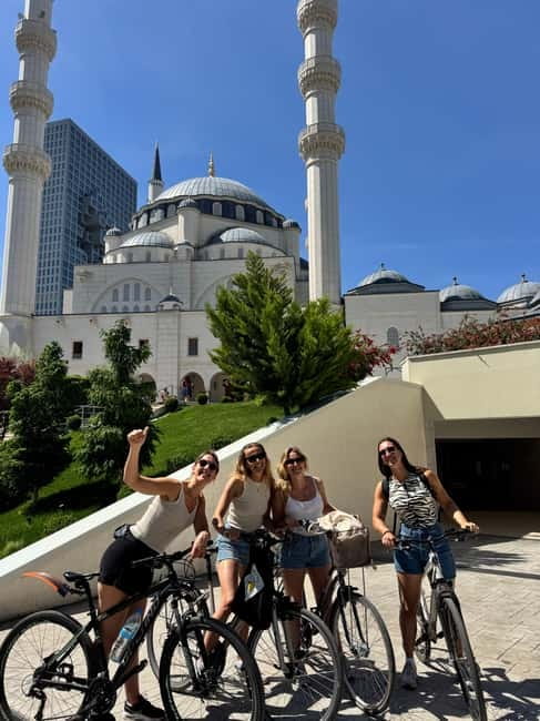Bike or E-Bike Tour Tirana : Highlights & Grand Park Guided - Mother Teresa Square and the stadium