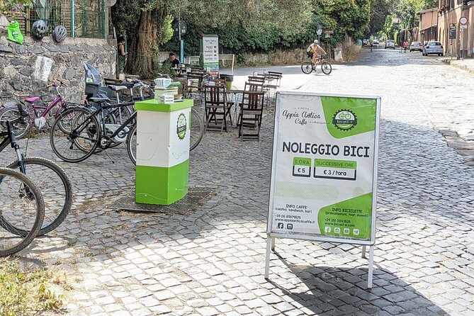 Bike Rental inside Appian Way Regional Park - Extending the ride to the Park of the Aqueducts