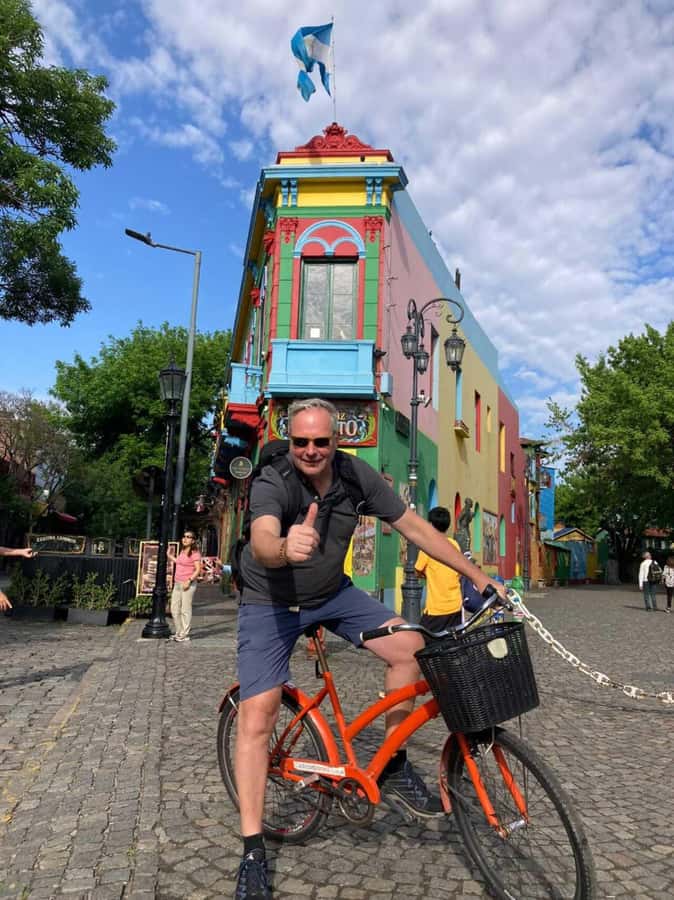 Bike Tour: Buenos Aires to the South (E-Bike) - La Bombonera and Caminito’s colorful streets