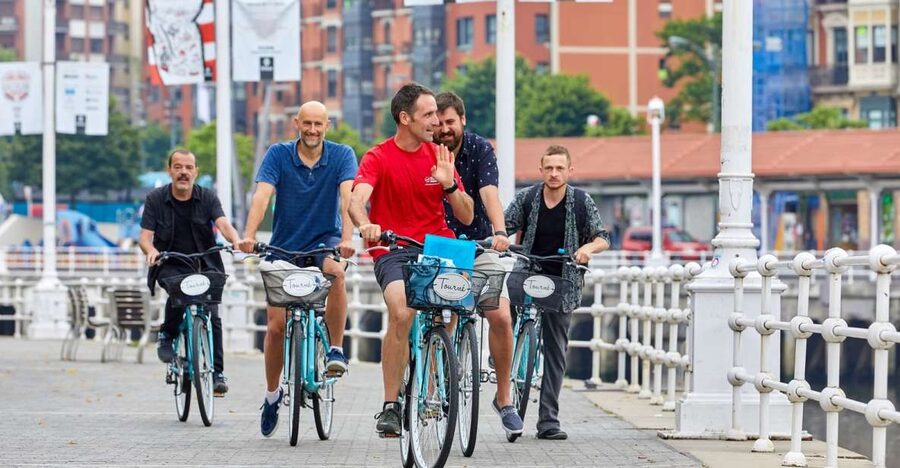 Bilbao: Guided Highlights Small Group or Private E-Bike Tour - Following the Nervión River