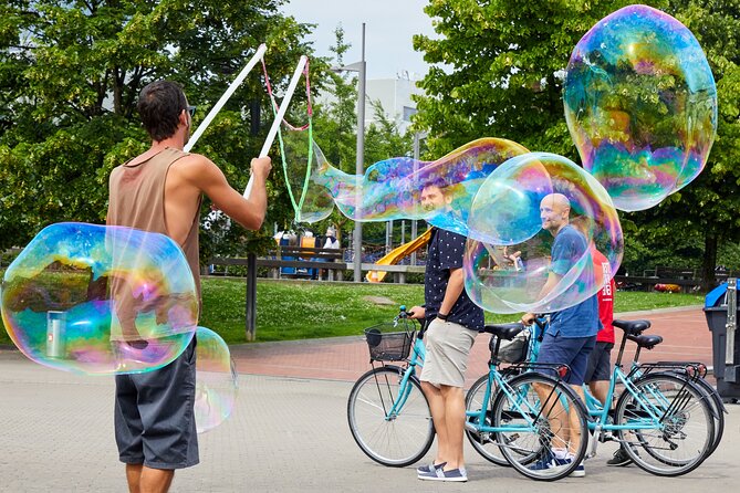 Bilbao Highlights 3-hour E-Bike tour: Small Group or Private Tour - The Guggenheim exterior and the Bilbao effect