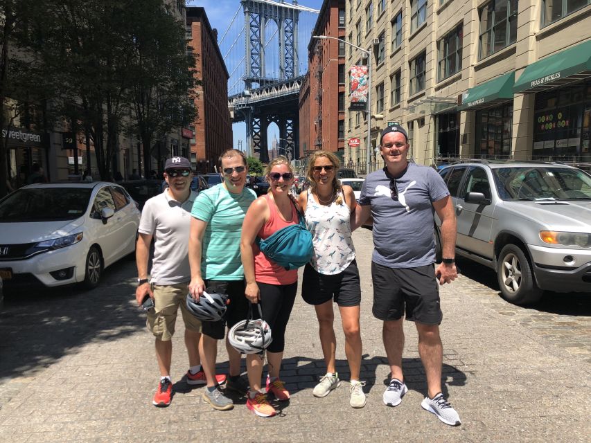Brooklyn: 2-Hour Manhattan & Brooklyn Bridges Bike Tour - Crossing the Manhattan Bridge toward Chinatown