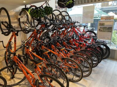 Historic Downtown Bicycle Ride with Scenic Views