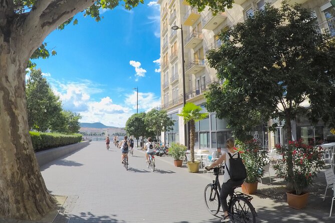 Budapest private Bike & e-Bike Tour with a drink - The Chain Bridge and Castle Garden