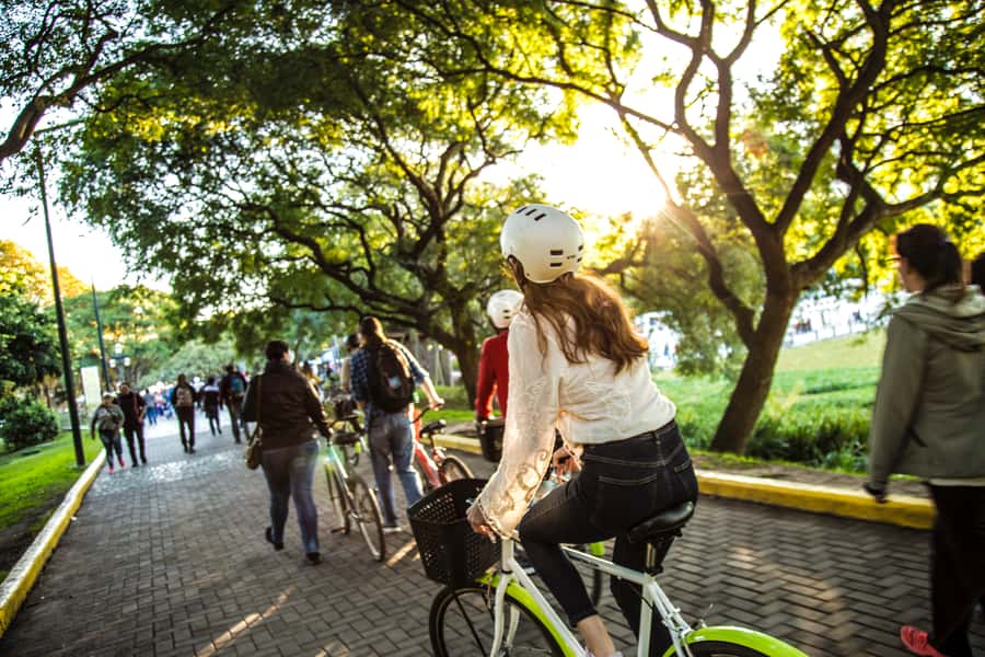 Buenos Aires: Full Day Bike Tour with Lunch - Floralis Genérica and the parks of Palermo