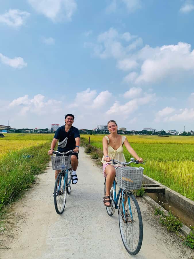 BUFFALO RIDING -BASKET BOAT & BIKE TOUR-HOI AN - Starting at 11 Hoang Dieu Street