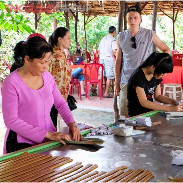 Cai Be Mekong Delta: Cooking Class, Cycling, Craft Villages - Coconut candy and crispy rice popcorn