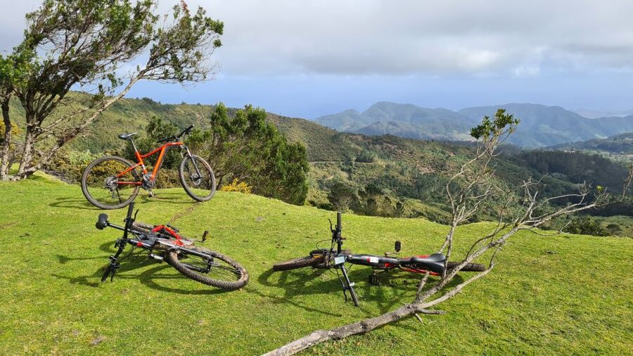 Camacha: Levada Trail e-Bike Guided Tour - Using the motor toward Santo da Serra